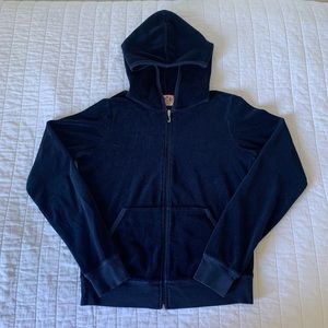 JUICY COUTURE NAVY ZIP UP!!!
